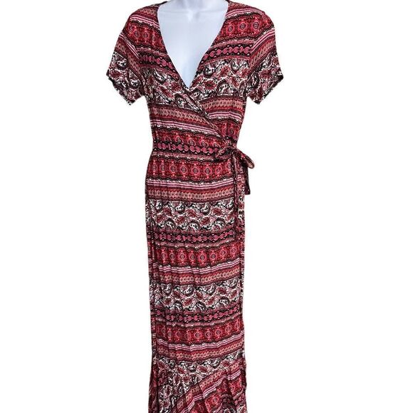 Gorgeous Wrap Style Maxi Dress - Size Small - X-Small - S or XS - Picture 1 of 4